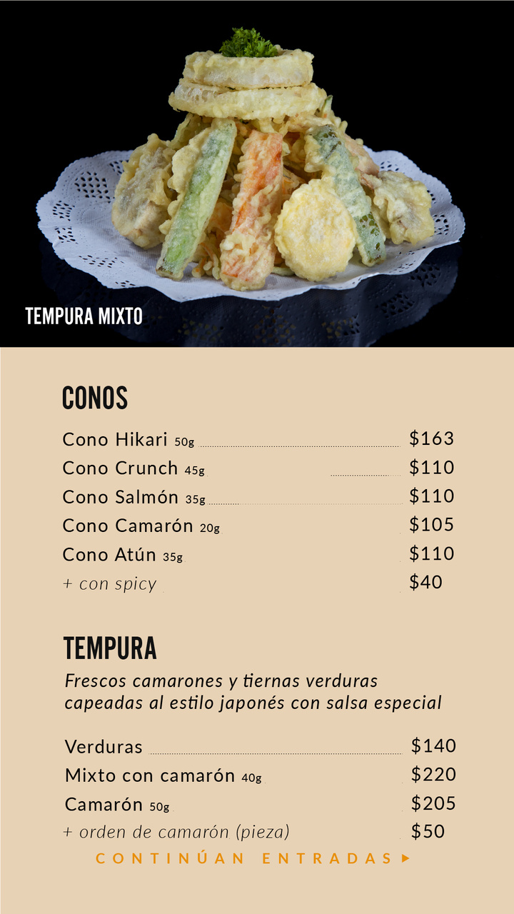 Menu de alimentos