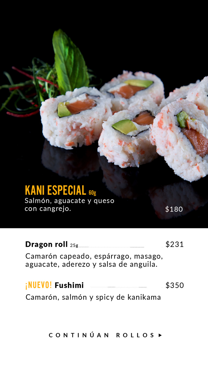 Menu de alimentos